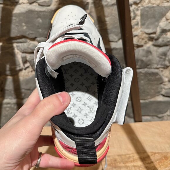 Louis Vuitton FW22 White Red Trainer 2 Basketball Sneakers - Picture 13 of 13